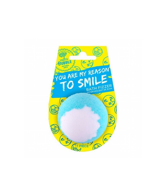 ¡Regala un mensaje! Una preciosa bomba de baño con un aroma embriagador que te hará sonreír.

Bomba de baño efervescente con 