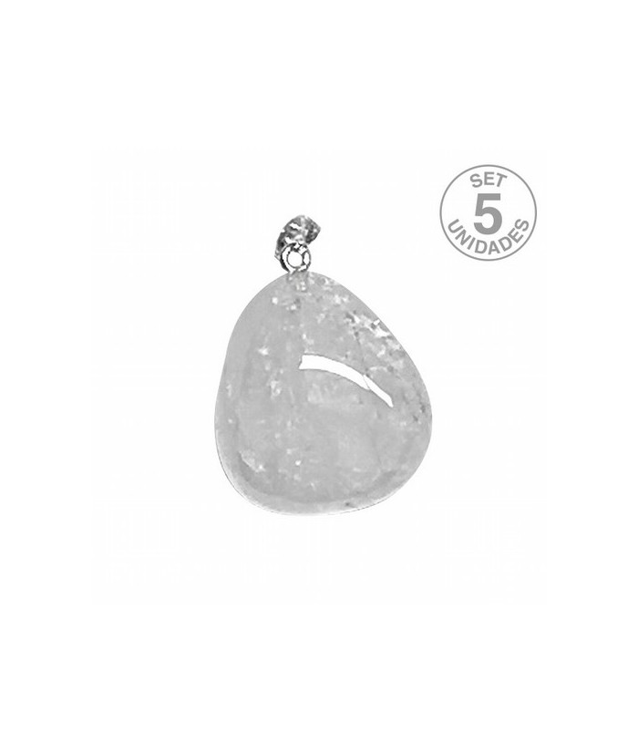 Colgante Cristal de Roca rodado engarce plata.

PRECIO UNIDAD, SE VENDE INDIVIDUALMENTE