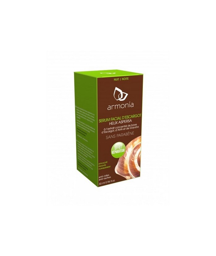 ANTIARRUGAS. ANTIMANCHAS. REGENERADOR CELULAR. REPARADOR NOCHE.
Serum facial concentrado de baba de Caracol, Alfahidroxiácidos