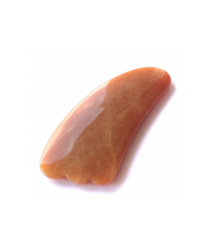 Masajeador Gua Sha de Aventurina Roja.

Medidas: 105 x 50 mm
