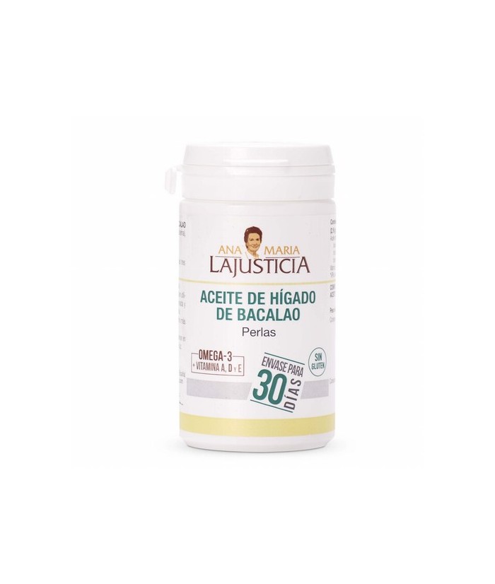 ACEITE DE HÍGADO DE BACALAO
90 perlas
|

30 días
Complemento alimenticio rico en vitamina A y D, asi´ como en a´cidos gras