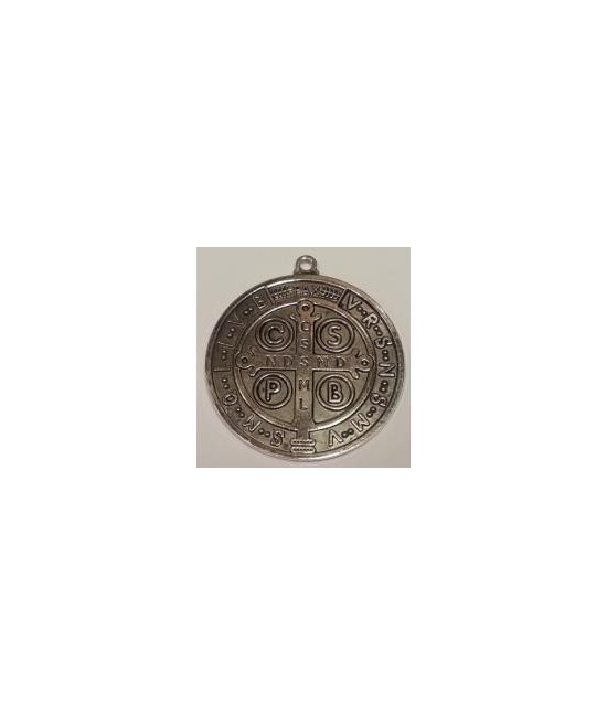 AMULETO San Benito
Este amuleto reproduce fielmente las antiguas medallas de San Benito donde aparece, rodeando la figura del 