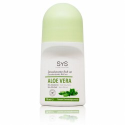 El Desodorante roll-on Aloe Vera SYS no contiene alcohol, ni aluminio y ni conservantes.

Está formulado con Aloe Vera como p