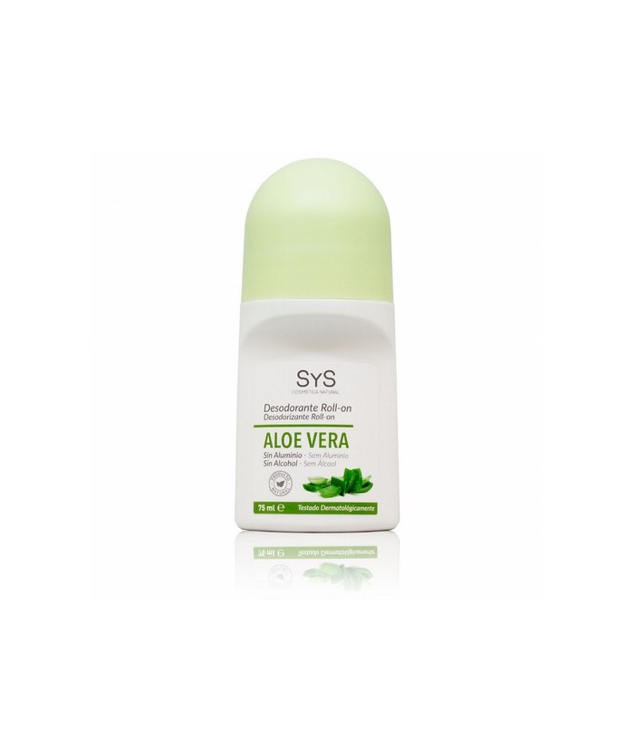 El Desodorante roll-on Aloe Vera SYS no contiene alcohol, ni aluminio y ni conservantes.

Está formulado con Aloe Vera como p