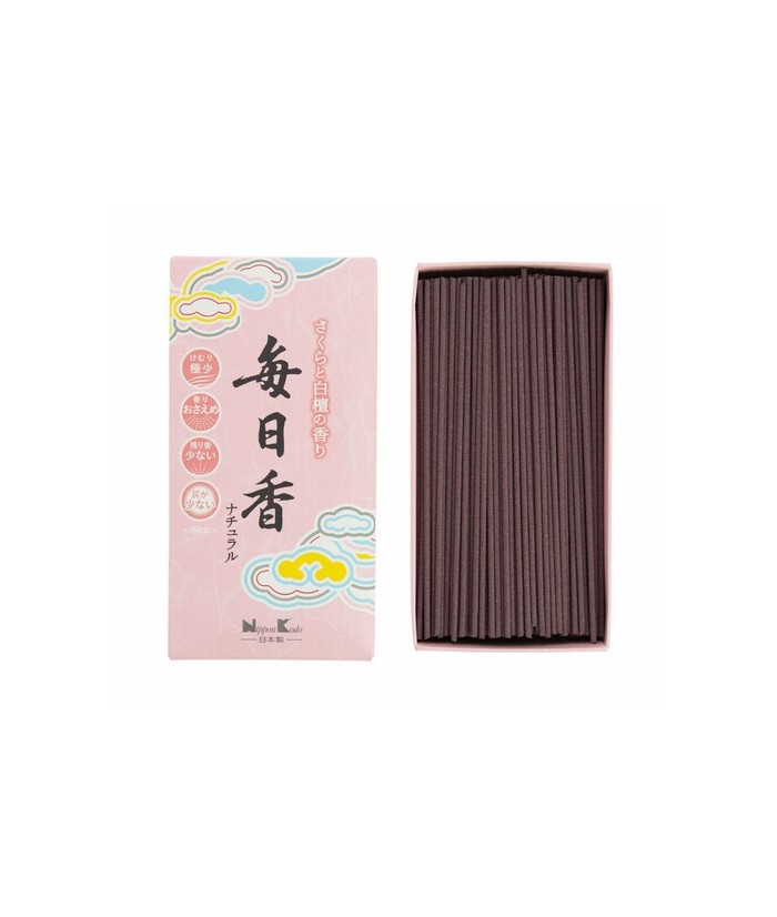 Mainichiko Natural Flores nos trae el perfume de los cerezos en flor sakura sobre una base de sándalo y con una nota afrutada. 