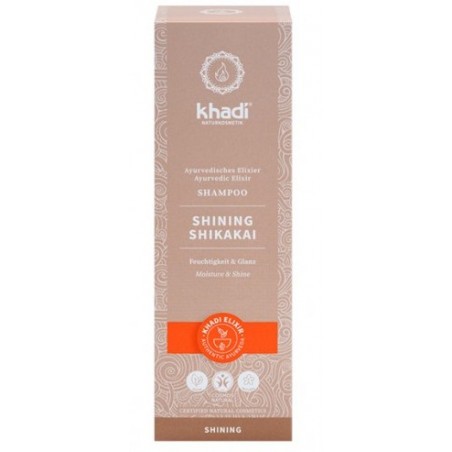 Champú Shikakai Brillo de Khadi, elixir ayurveda iluminación para el cabello: brillo natural e hidratación intensa

Protecció