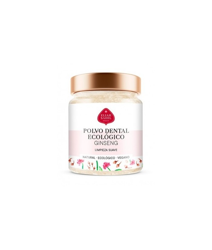 Dentífrico de Ginseng y Clavo, este polvo dental sirve como un sustituto natural de la pasta de dientes.

La combinación espe