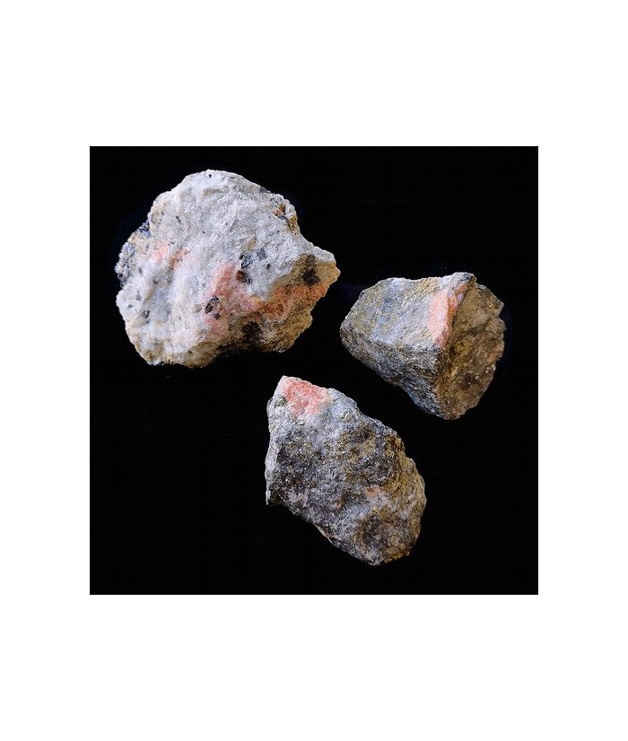 
Rodocrosita, mezclada con Galena.Proveniente de China.

El conjunto ( galena, rodocrosita) puede medir entre 6-8 cmts aprox