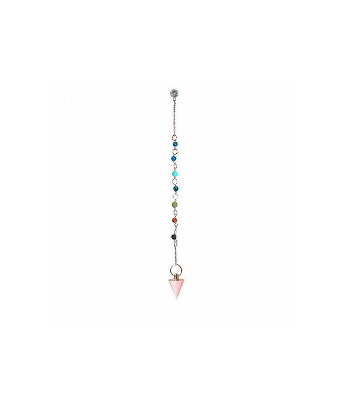 Péndulo de Cobre con chakras [0212000197]