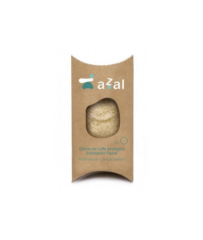 Discos para peeling facial de luffa de alta calidad para uso cosmético, tratada con aguas termales, para una limpieza profunda 