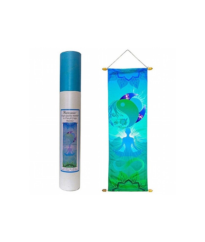 Banderola de polyester de 100x30 cm con barillas de madera.

Incluye tubo de cartón para guardarlo.