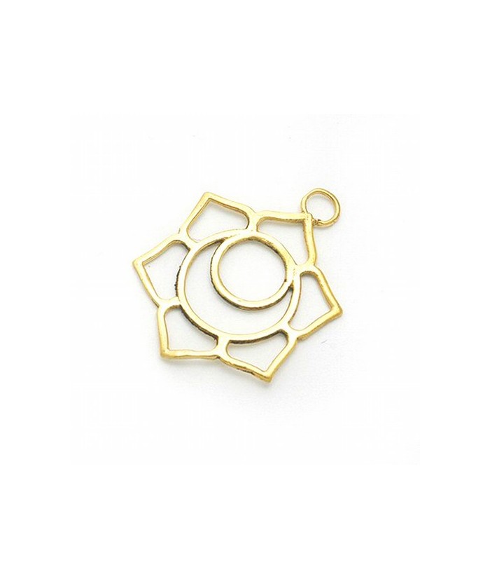 Colgante simbología de los chakras.

Material: Bisutería.

Medida: Ø 3 cm.