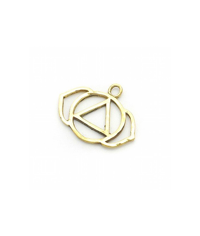 Colgante simbología de los chakras.

Material: Bisutería.

Medida: Ø 3 cm.