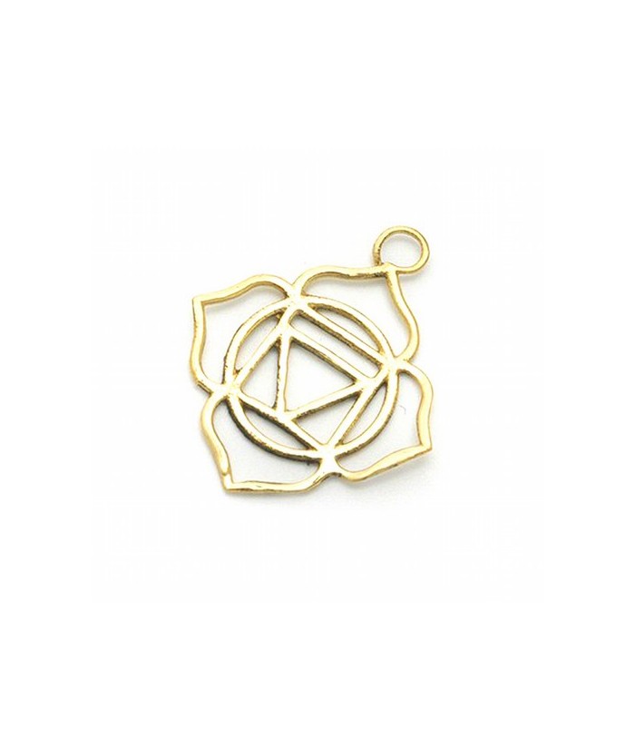 Colgante simbología de los chakras.

Material: Bisutería.

Medida: Ø 3 cm.