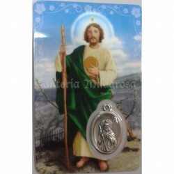 Estampa con Medalla Judas Tadeo 5.5 x 8.5 cm.
Ref.: 6268978003094