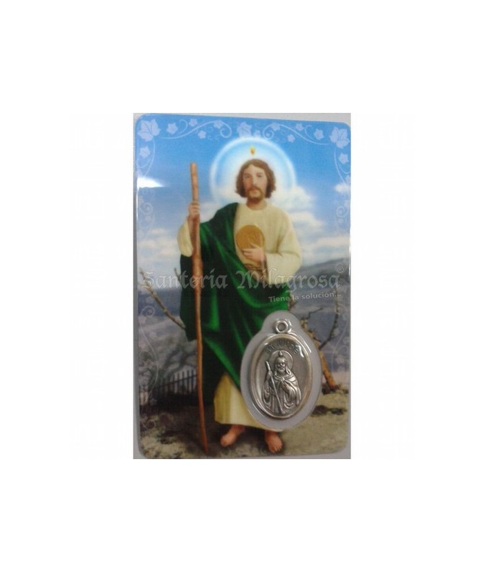 Estampa con Medalla Judas Tadeo 5.5 x 8.5 cm.
Ref.: 6268978003094