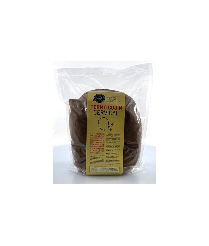 GR.ALMOHADA CERVICAL TERMO CALMANTE SEMILLAS 1,1KG.