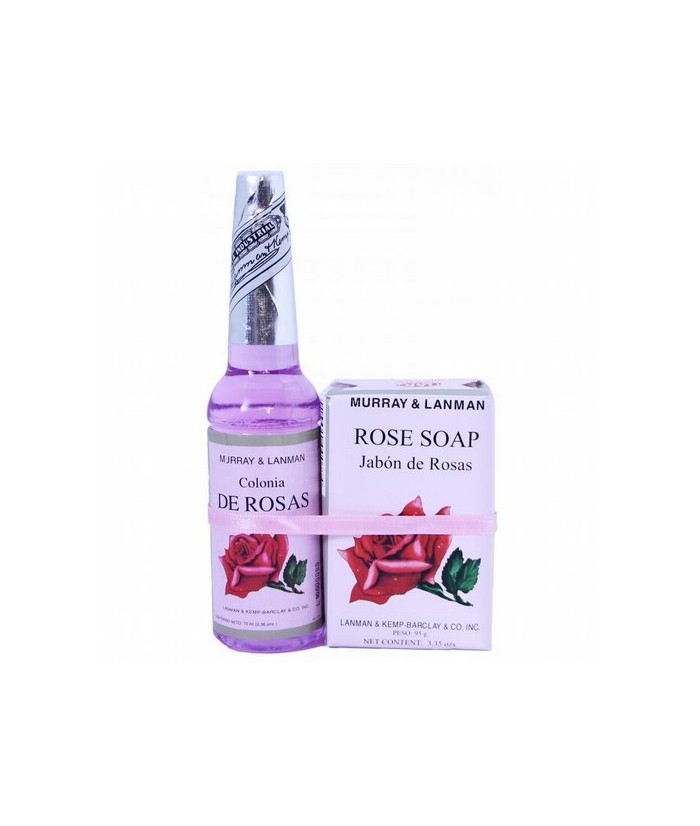 Pack Agua de Rosas (70 ml) + Jabon Rosas
Ref.: PACKRO