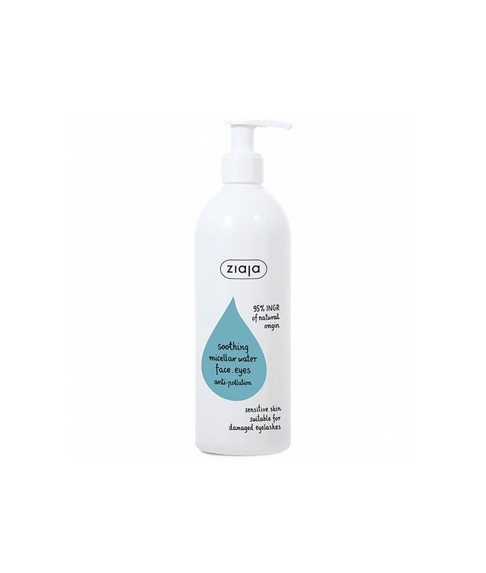 Agua micelar calmante para rostro y ojos, apta para todo tipo de pieles y para pieles sensibles.

Con una suave formulación, 