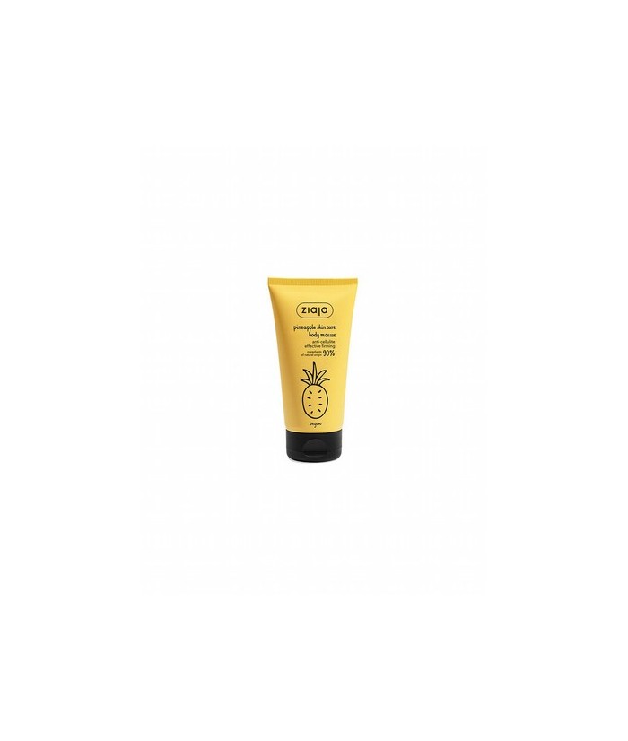 Mousse corporal de fórmula ligera. Gracias al extracto de piña y a la cafeína activa tiene propiedades anticelulíticas y energi