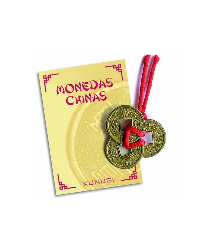 Amuleto Moneda I Ching con Lazo Rojo 3 cm (Incluye 3 Modenas)
Ref.: AM0187
Amuleto metálico moneda I. Ching. engrazada en hil