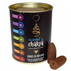 marca: GOLOKA

origen: India

6 Cajas de 24 conos

Conos perforados para reflujo porta inciensos.