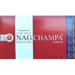 origen: India

 

Caja de 12 paquetes de 15 g.

Nag Champa es una fragancia india que contiene Frangipani y Sándalo.


