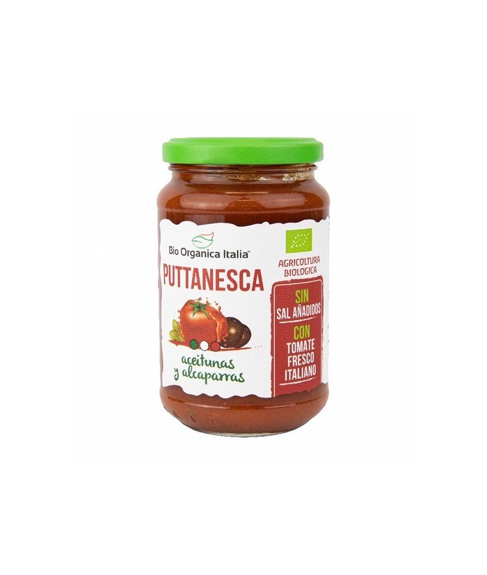 Una salsa a base de tomate, con una fuerte influencia siciliana, gracias al aroma y sabor de las alcaparras. Preparada con alca