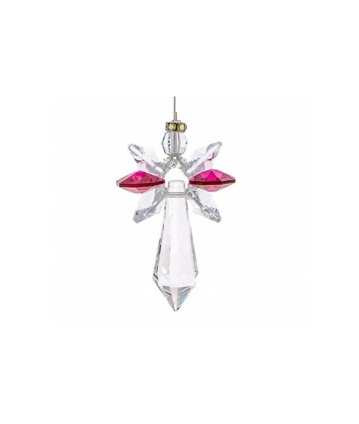 El arcángel es un símbolo protector que representa lo celestial y lo sagrado. El color rubí de sus alas corresponde a los nacid