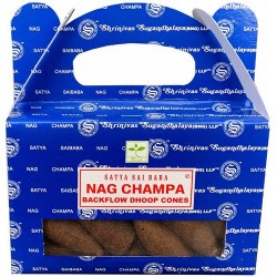 marca: SATYA

origen: India

6 cajas de 24 conos cada una

Conos perforados para usar con porta incienso de reflujo