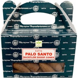 marca: SATYA

origen: India

6 cajas de 24 conos cada una

Conos perforados para usar con porta incienso de reflujo