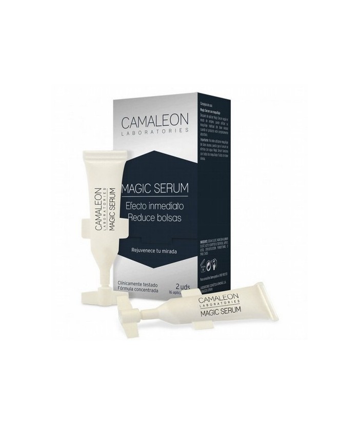 ¿QUÉ ES MAGIC SERUM?
El MAGIC SERUM DE CAMALEON elimina los signos visibles del envejecimiento de la piel ofreciendo un aspect
