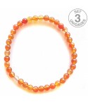 Pulsera Carneola el&aacute;stica de bolitas de 4 mm.
PRECIO UNIDAD
SE VENDE POR UNIDAD