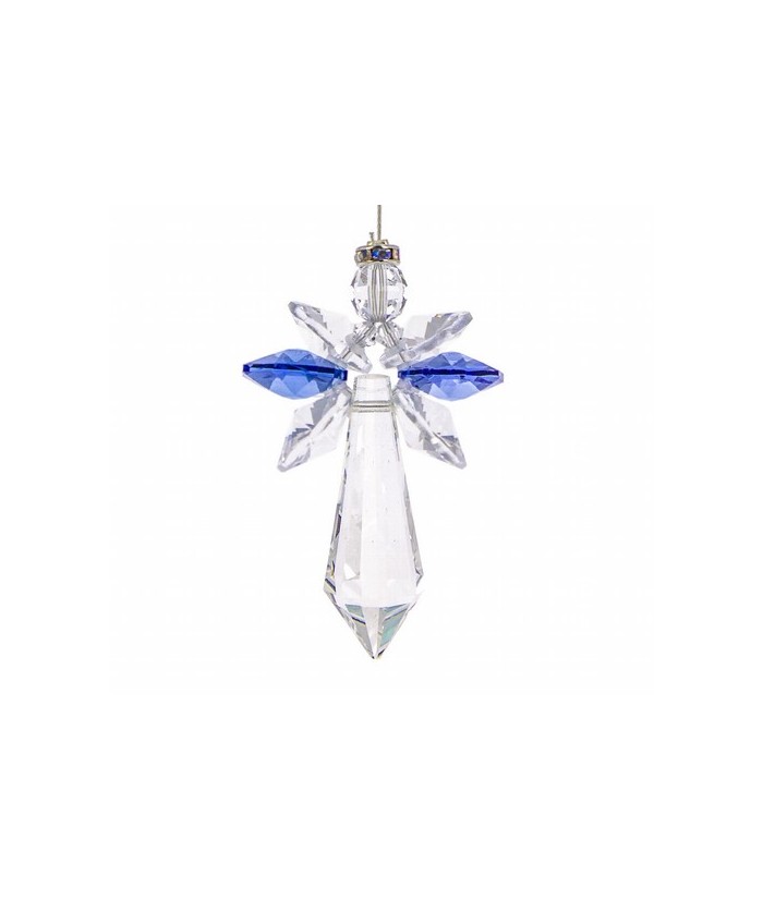 El arcángel es un símbolo protector que representa lo celestial y lo sagrado. El color del zafiro de sus alas corresponde a los