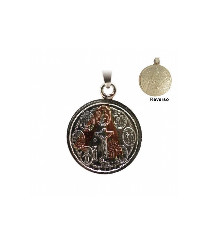 Amuleto 7 Potencias con Tetragramaton 3.5 cm