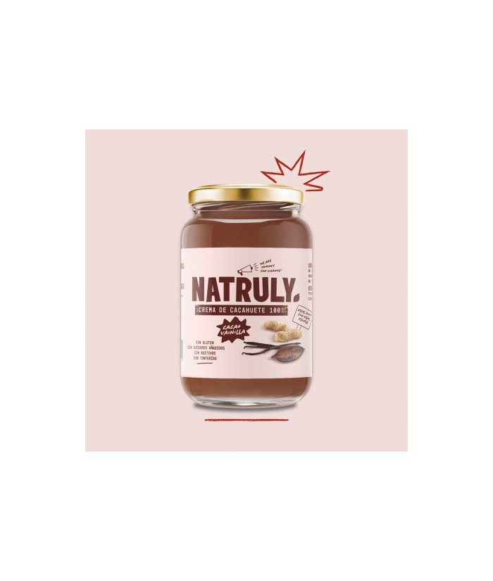 SIN GLUTEN
SIN AZÚCARES AÑADIDOS
SIN EDULCORANTES
SIN ADITIVOS
SIN TONTERÍAS
Cacahuete tostado (92.5%)
Cacao desgrasado e