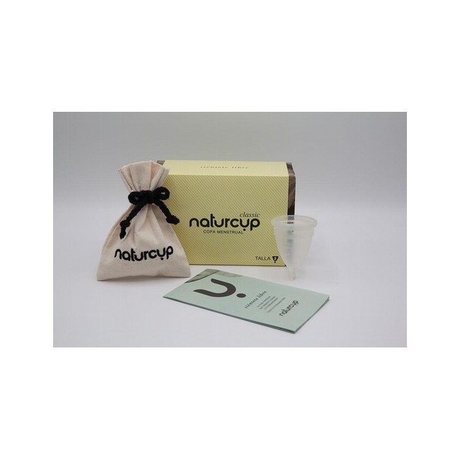 Naturcup Classic es la copa menstrual premium que recomendarás a tu mejor amiga, fabricada en suave silicona para uso médico, 1