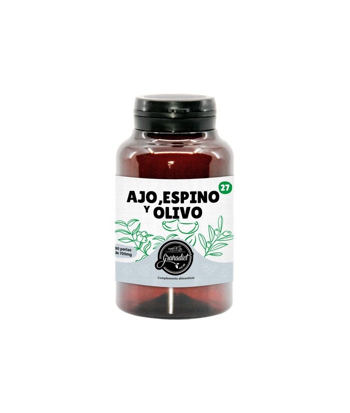 GR.AJO,OLIVO,ESPINO 90 PERLAS 500 Mg.