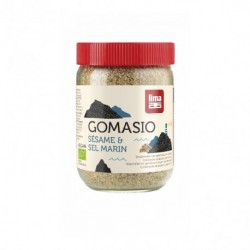 El gomasio es una mezcla de semillas de sésamo ligeramente tostadas y sal marina sin refinar (5%). Un condimento sabroso con me