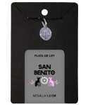 TRI.MEDALLA PLATA SAN BENITO 1.2 CM.