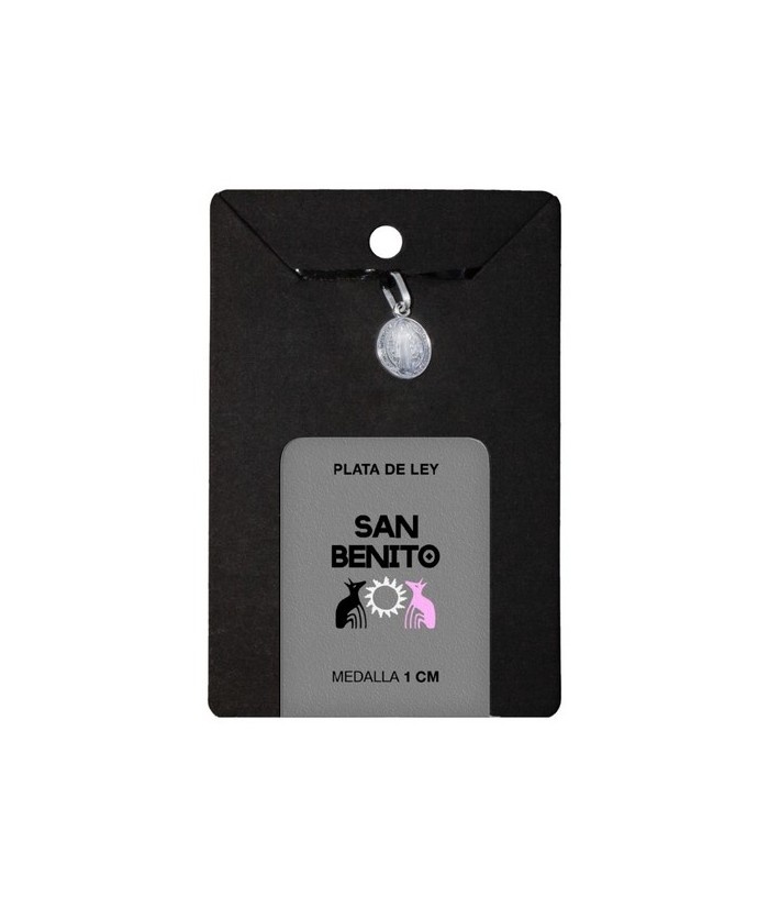 TRI.MEDALLA SAN BENITO PLATA 1 CM.