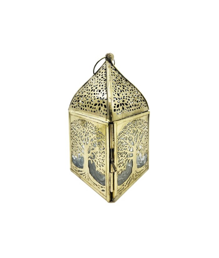TRI.METALICO LAMPARA METAL CRISTAL ARBOL 8.5 X 17 CM NS5312