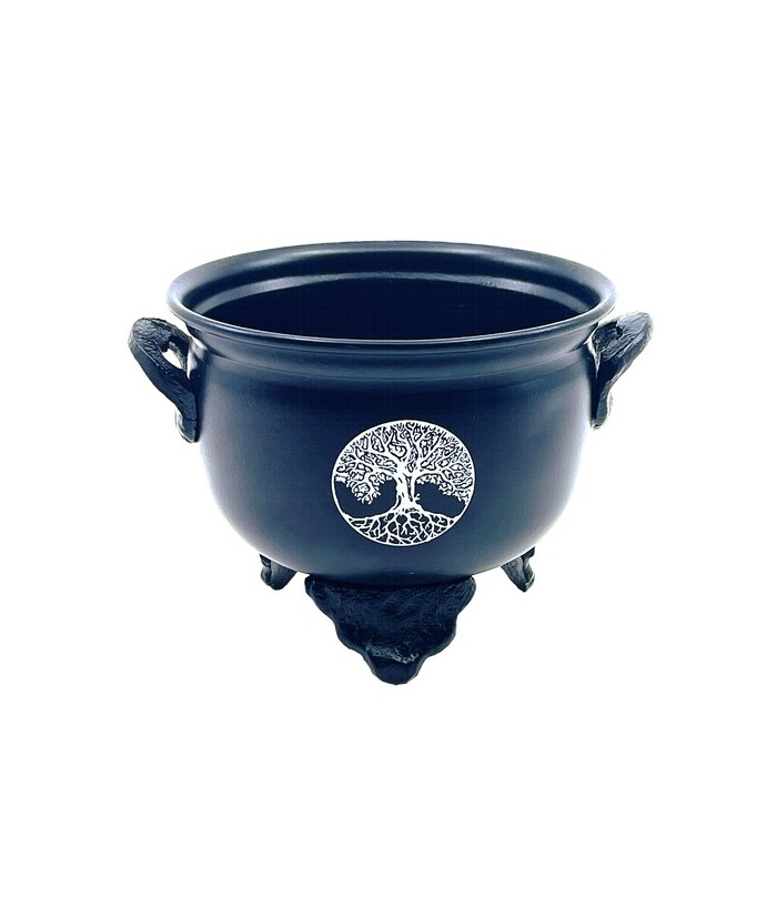 TRI.METALICO CUENCO NEGRO ARBOL 10 CM. CB76133