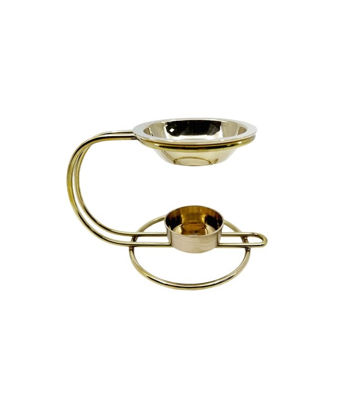 TRI.METALICO QUEMADOR ESENCIAS FIJO 18 X 12,5 CM CB076