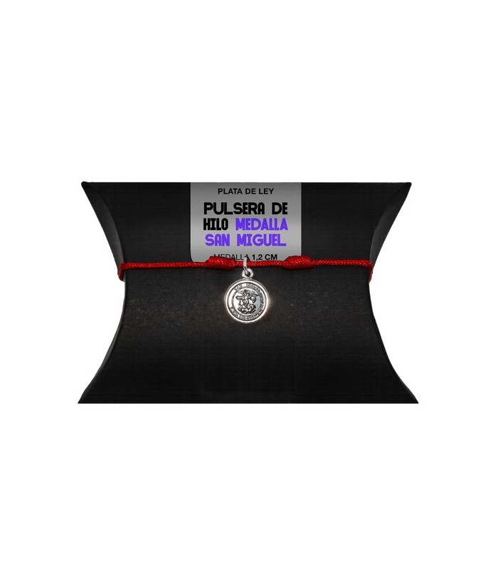 TRI.PULSERA HILO ROJO MEDALLA MIGUEL