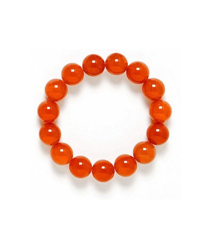 Pulsera de Aventurina Dorada en bola de 12 mm. 
Engarce de goma elástica