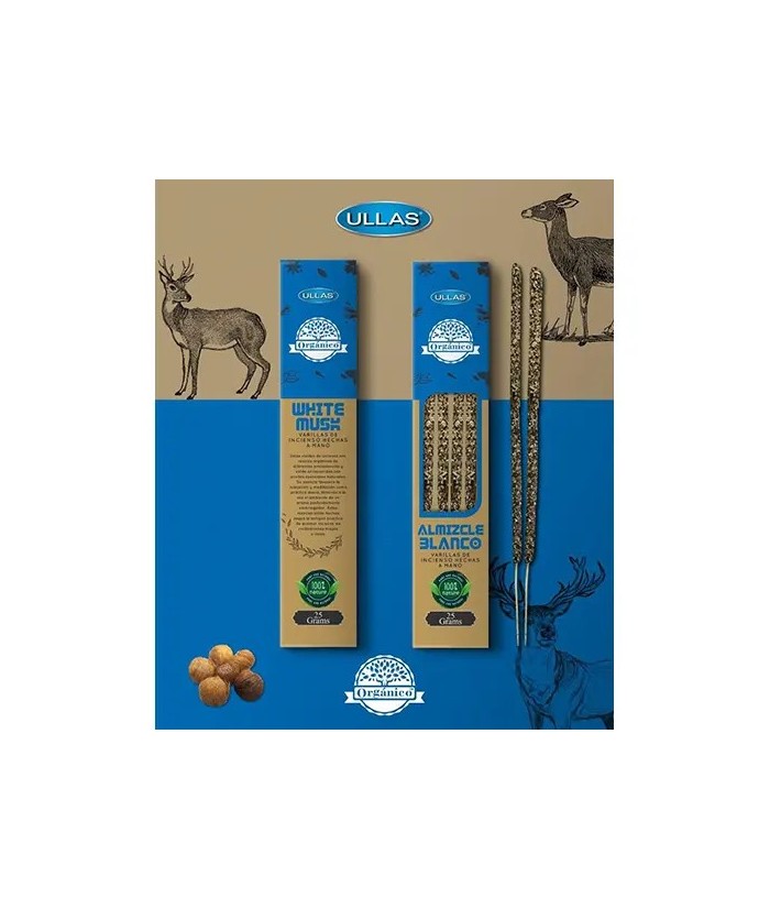 IN.ULLAS ALMIZCLE BLANCO 25 GR.INCIENSO