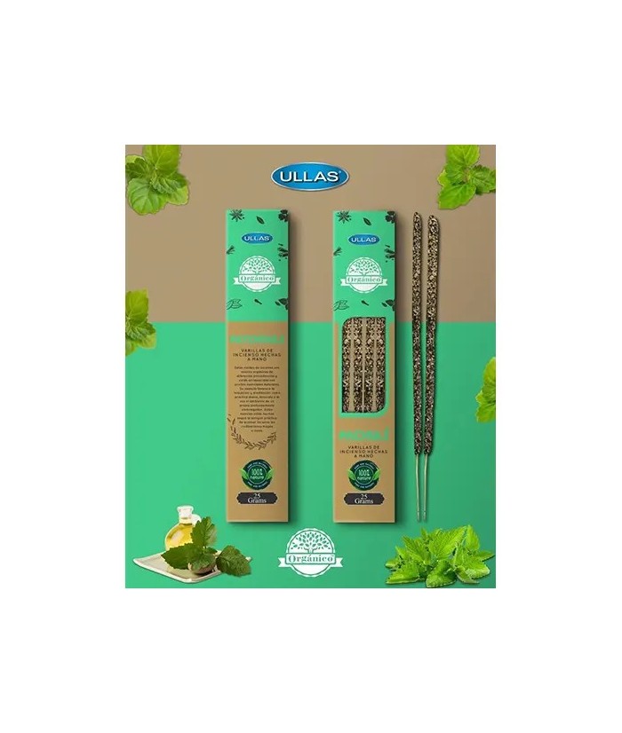 Varillas de incienso natural hechas a mano.

Estas varillas de incienso orgánico están enriquecidas con aceites esenciales na