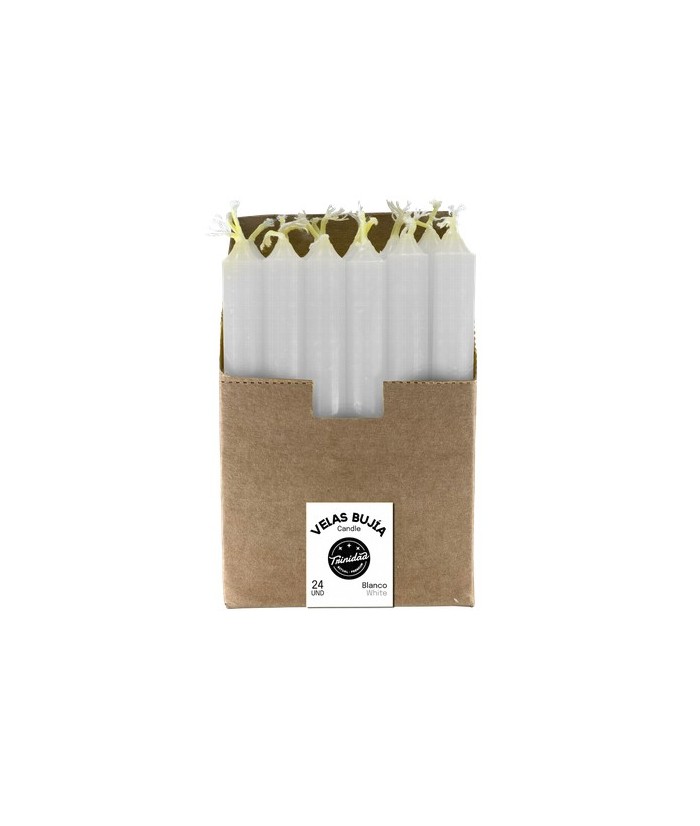 CAJA EXPOSITORA DE 24 UNIDAD
MEDIDAS POR MINI VELA: 1,2  X 11CM
VENTA DE CAJA COMPLETA 