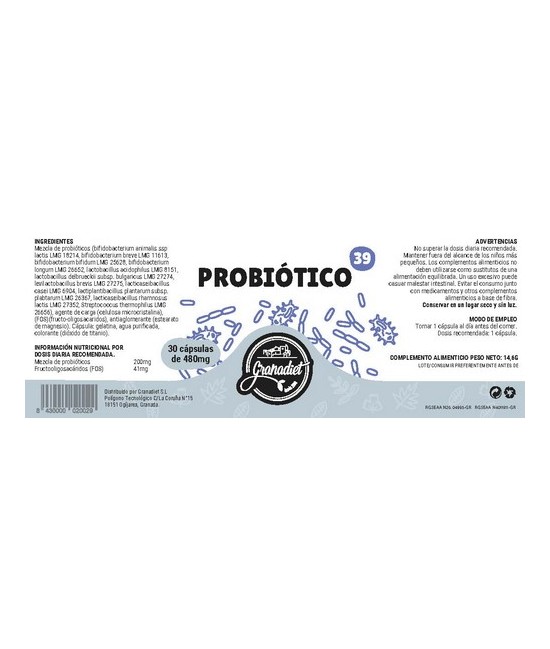 GR.PROBIOTICOS 30 CAPS.